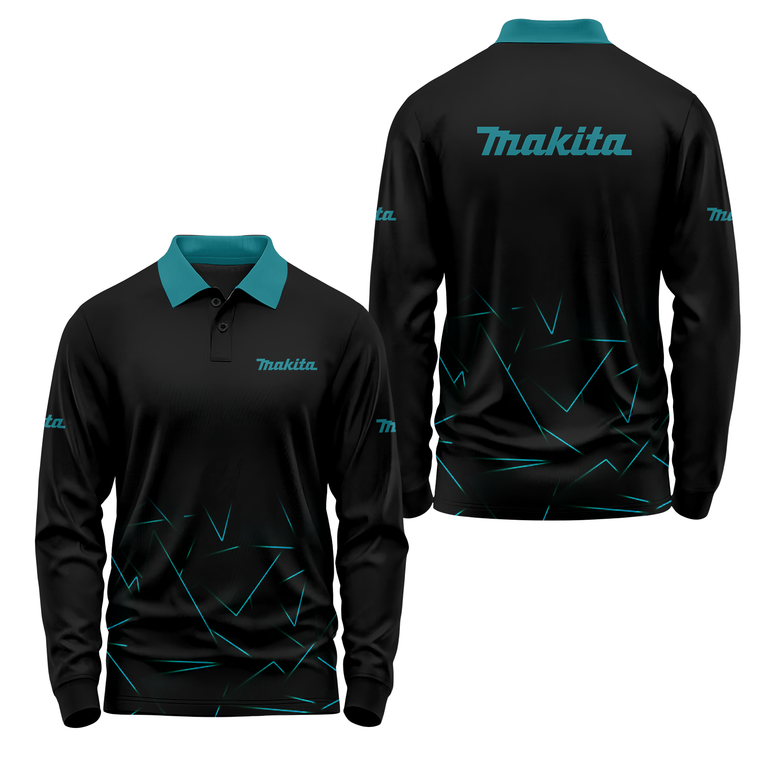 Makita Long Sleeve Polo USPL1408