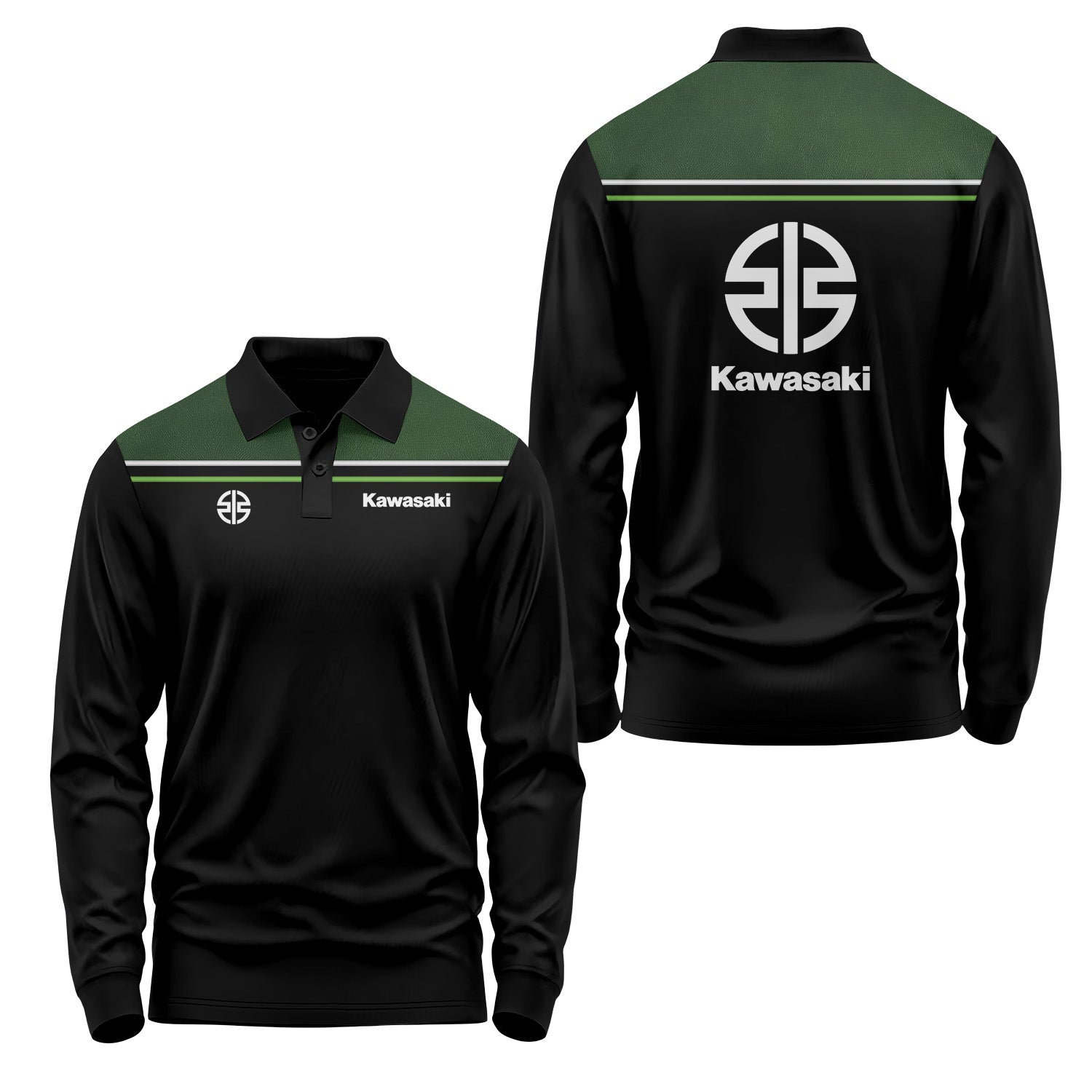 Kawasaki Long Sleeve Polo USPL876