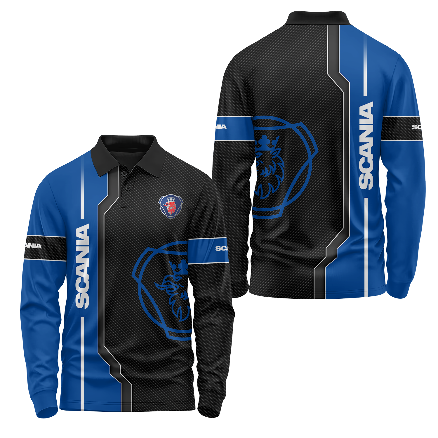 Scania Long Sleeve Polo USPL1613