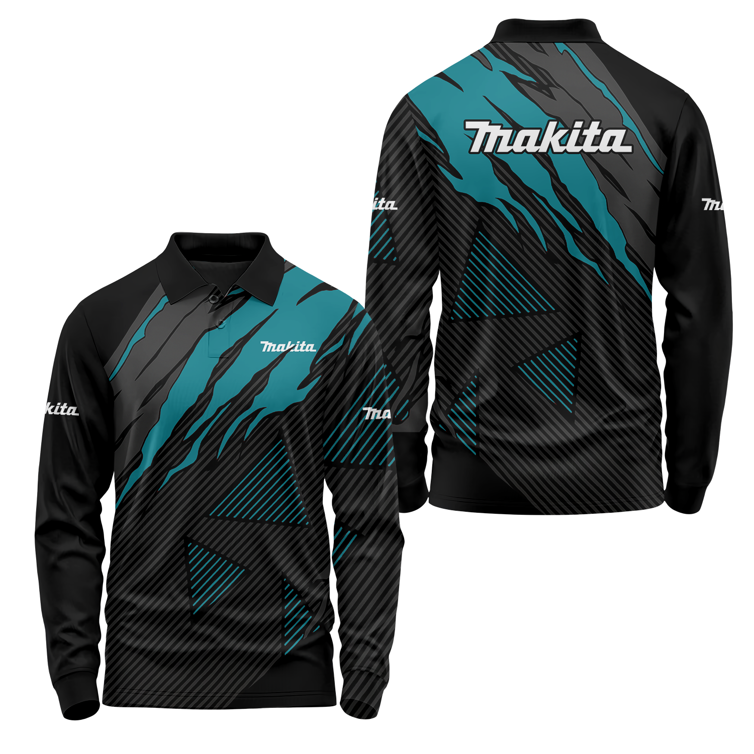 Makita Long Sleeve Polo USPL1419