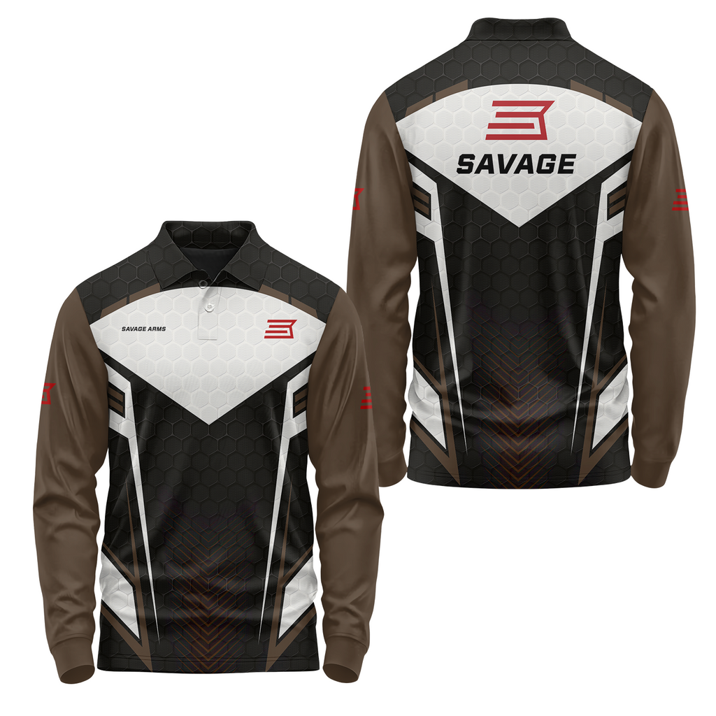 Savage Arms Long Sleeve Polo USPL2210