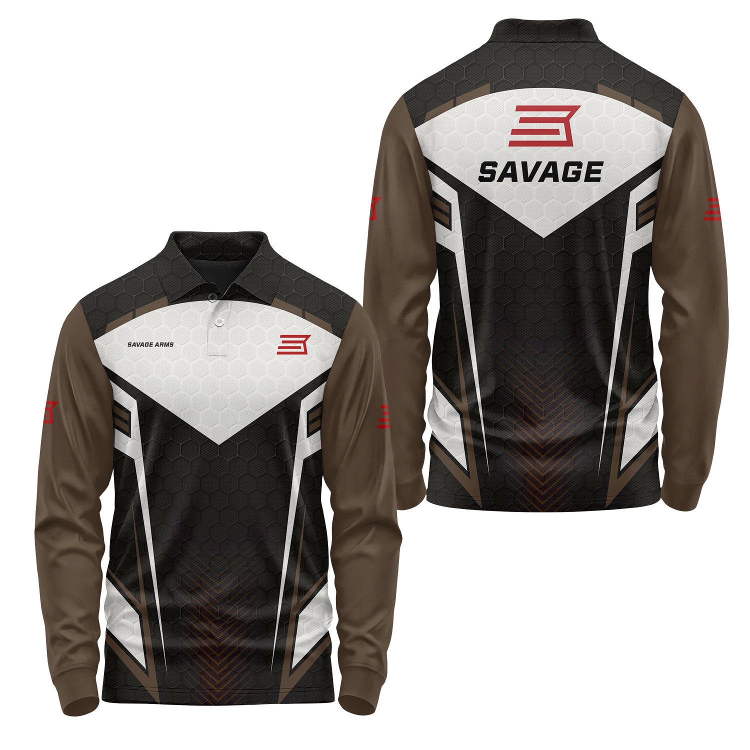 Savage Arms Long Sleeve Polo USPL2210