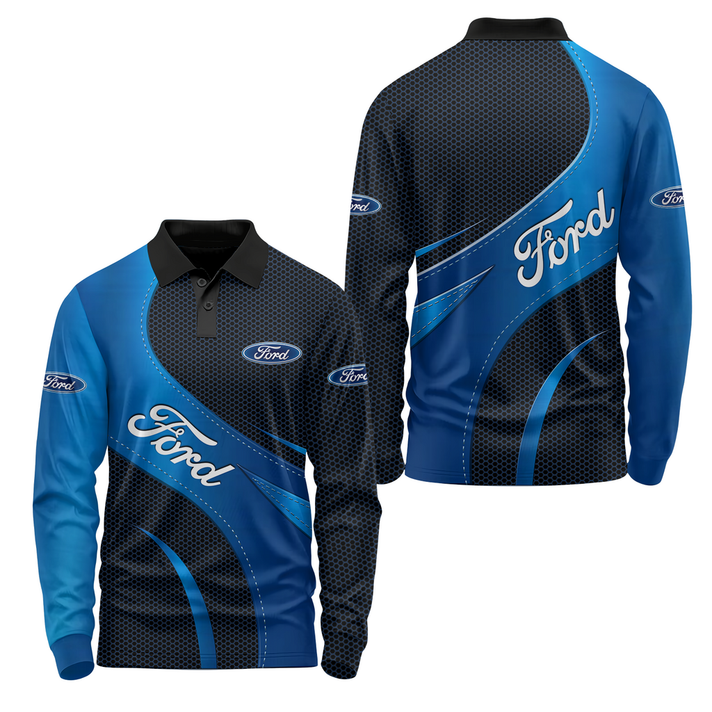 Ford Long Sleeve Polo USPL197
