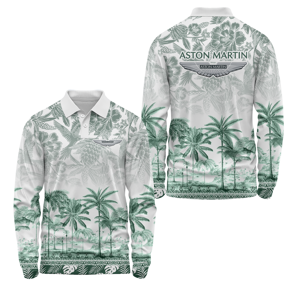 Aston Martin Long Sleeve Polo USPL341