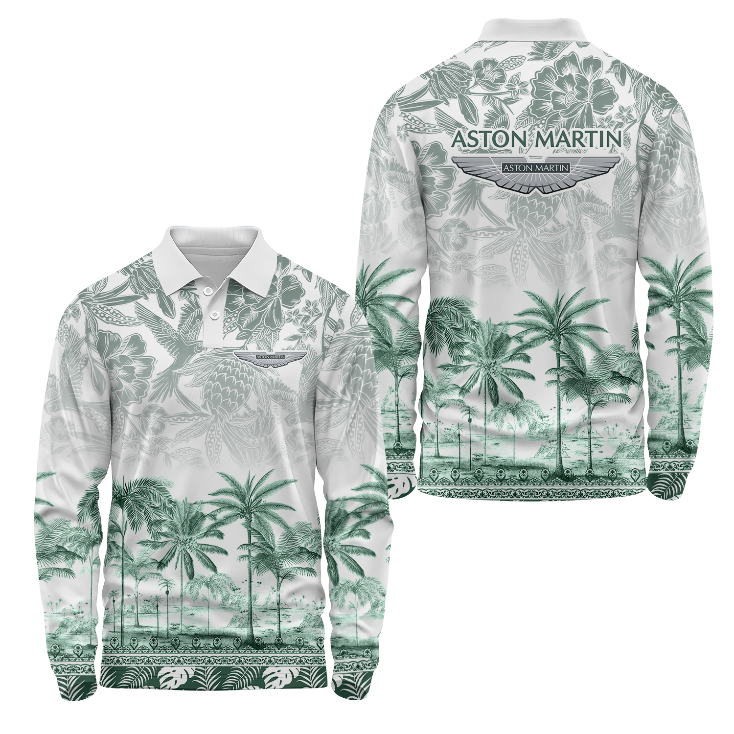 Aston Martin Long Sleeve Polo USPL341