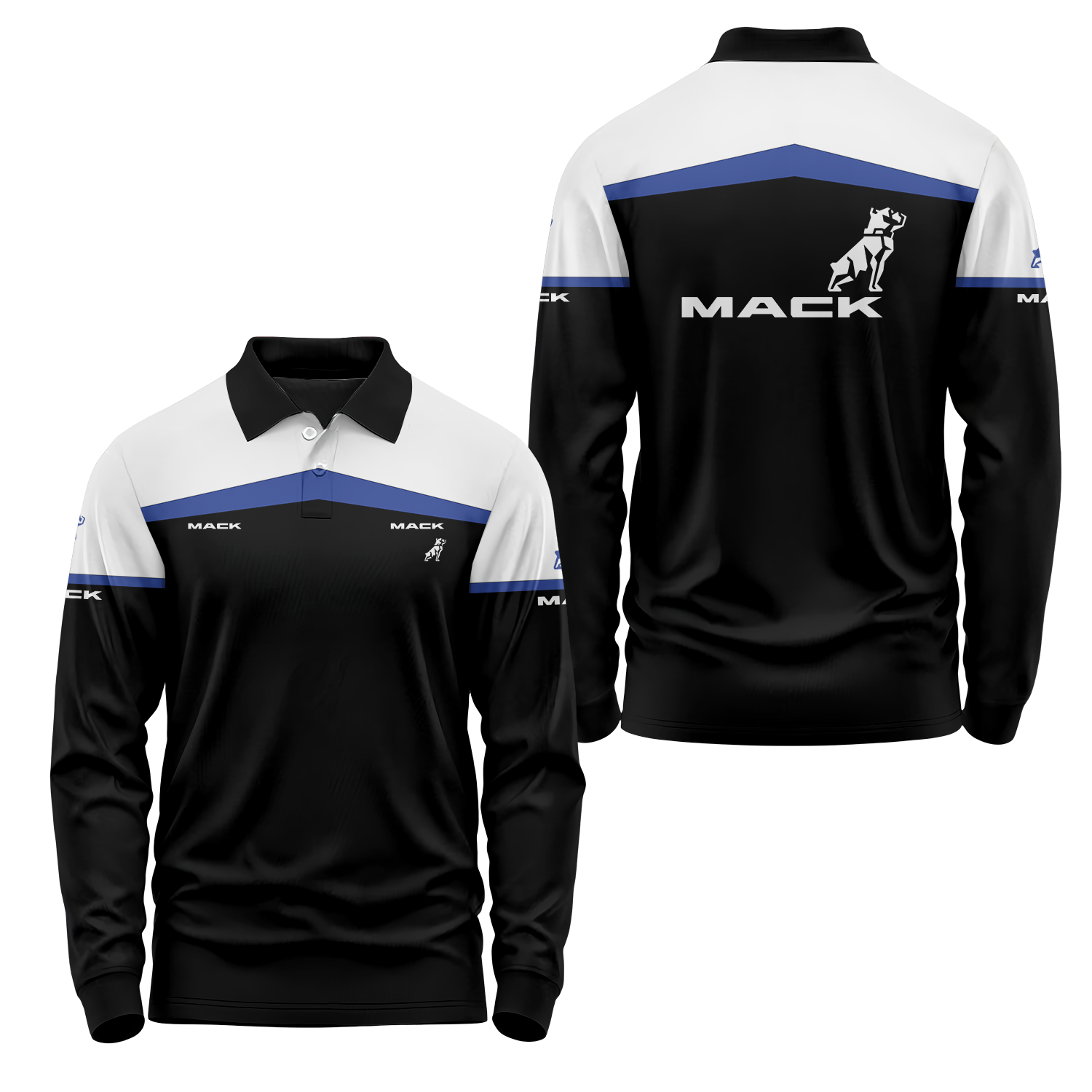 Mack Trucks Long Sleeve Polo USPL1818