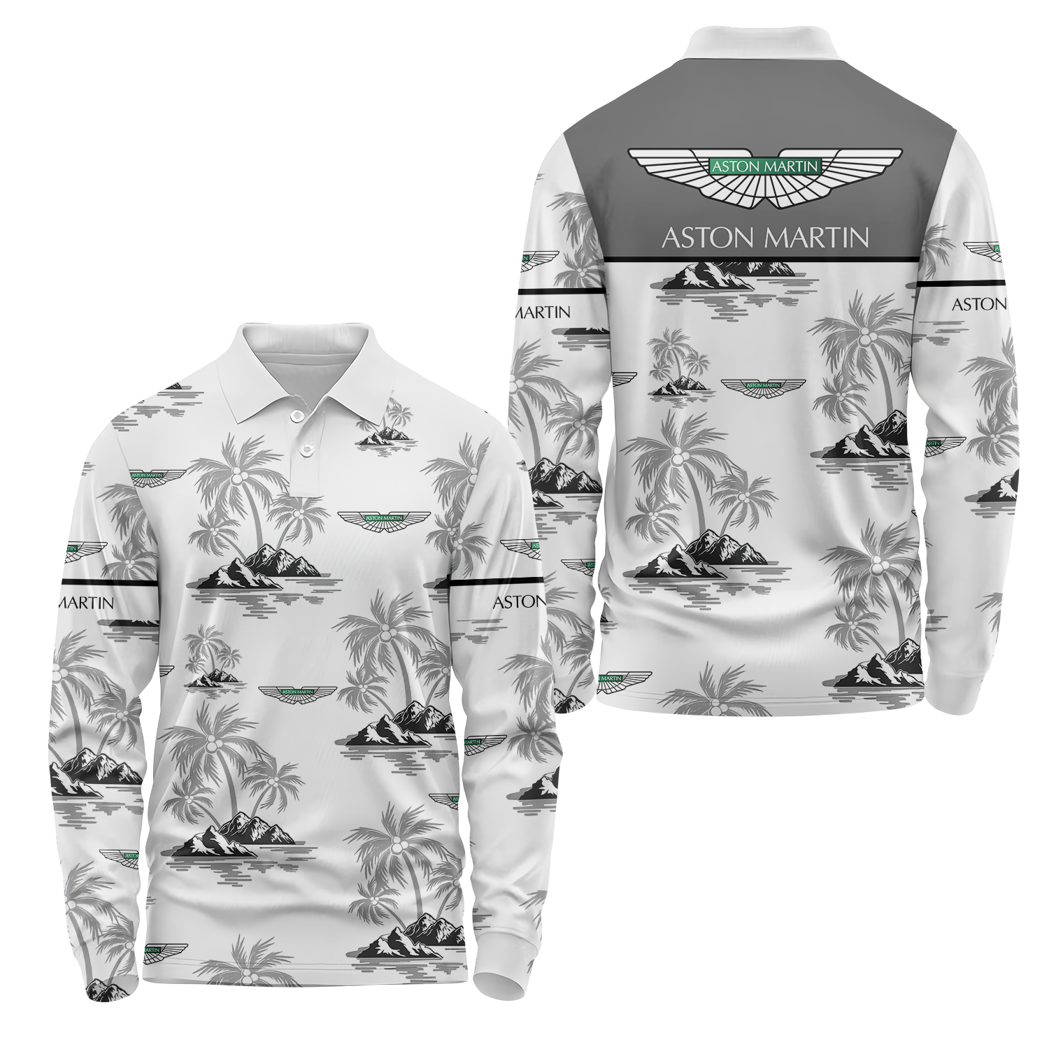 Aston Martin Long Sleeve Polo USPL342