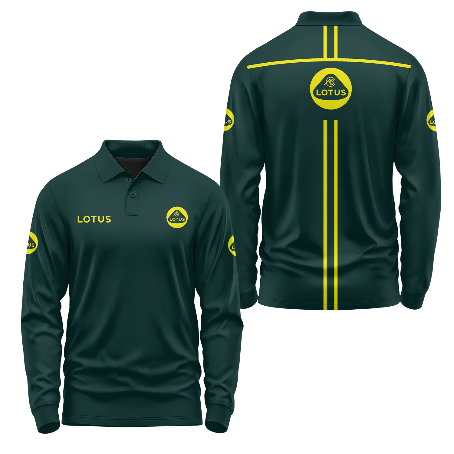 Lotus Long Sleeve Polo USPL2565