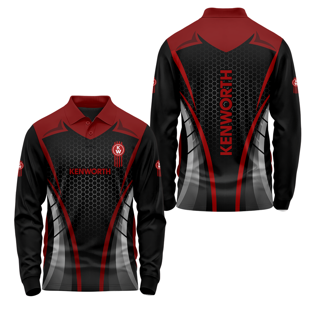 Kenworth Long Sleeve Polo USPL1787