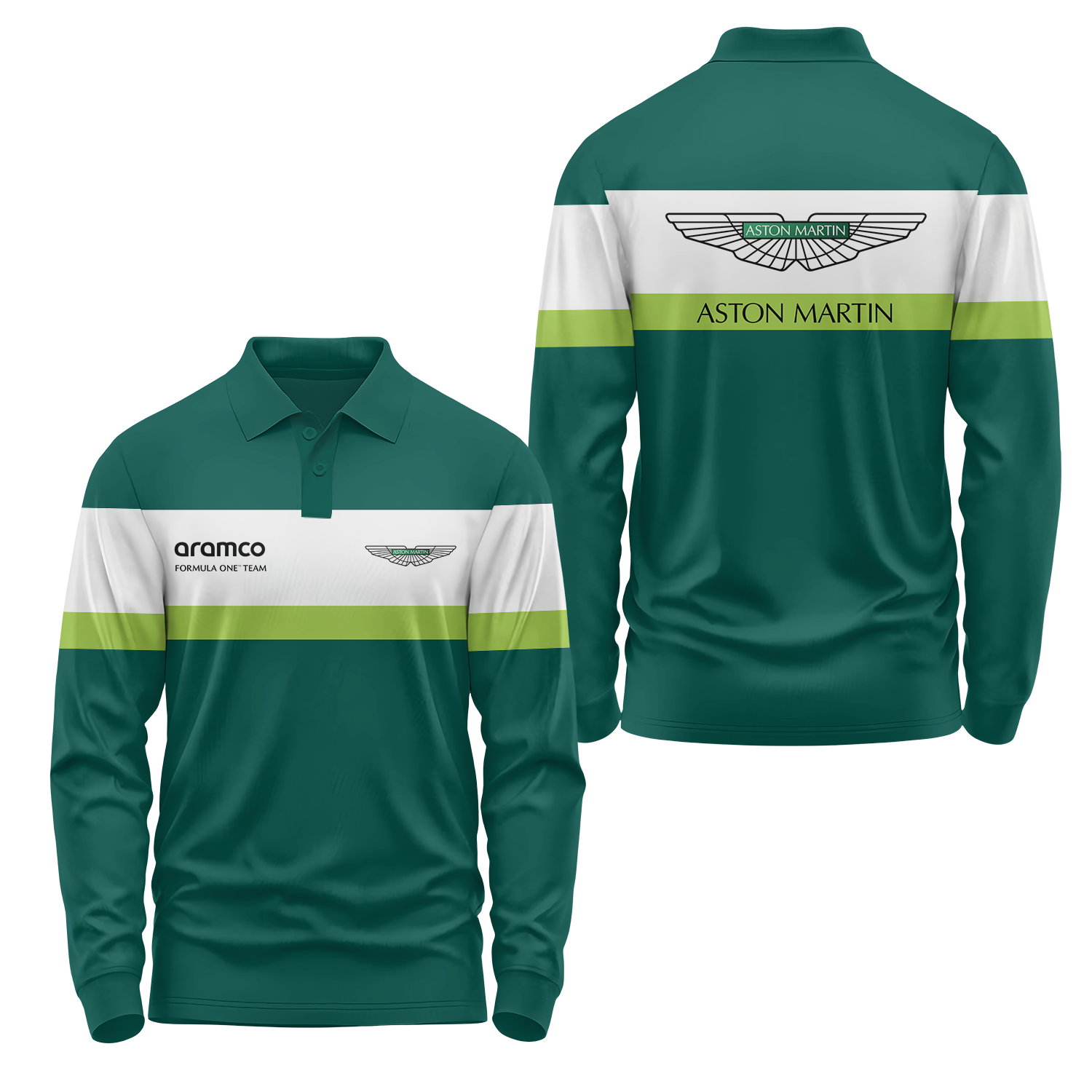 Aston Martin Long Sleeve Polo USPL345