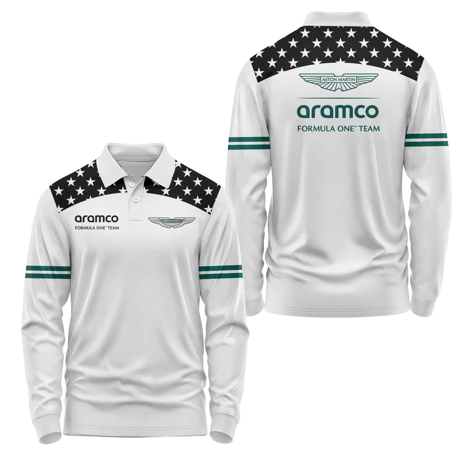 Aston Martin Long Sleeve Polo USPL346