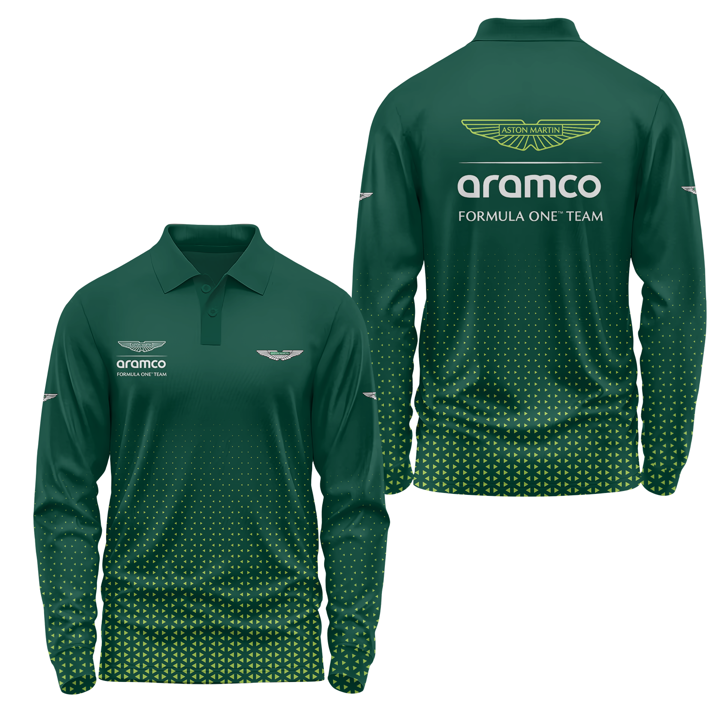 Aston Martin Long Sleeve Polo USPL336