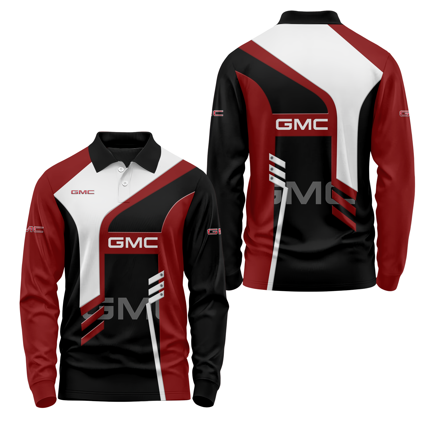 GMC Long Sleeve Polo USPL1502