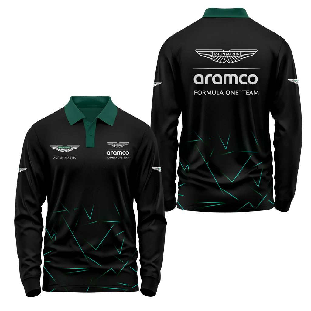 Aston Martin Long Sleeve Polo USPL337