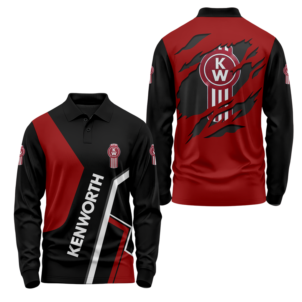 Kenworth Long Sleeve Polo USPL1783