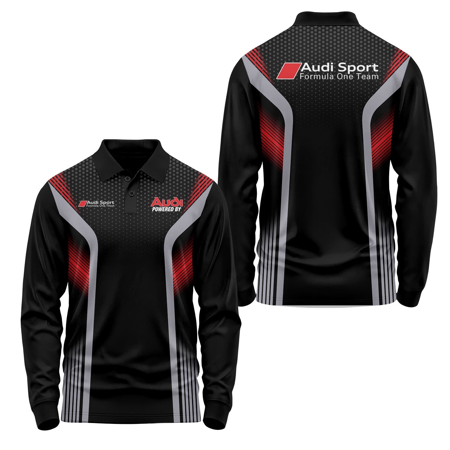 Audi Long Sleeve Polo USPL735