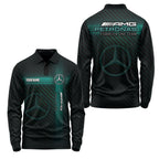 Custom Mercedes Long Sleeve Polo USPL036