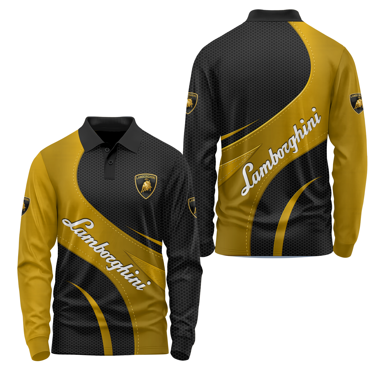 Lamborghini Long Sleeve Polo USPL720
