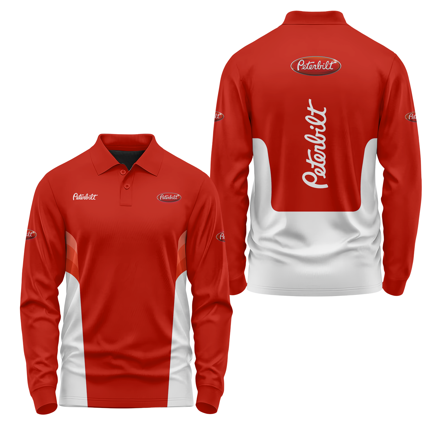 Peterbilt Long Sleeve Polo USPL1708