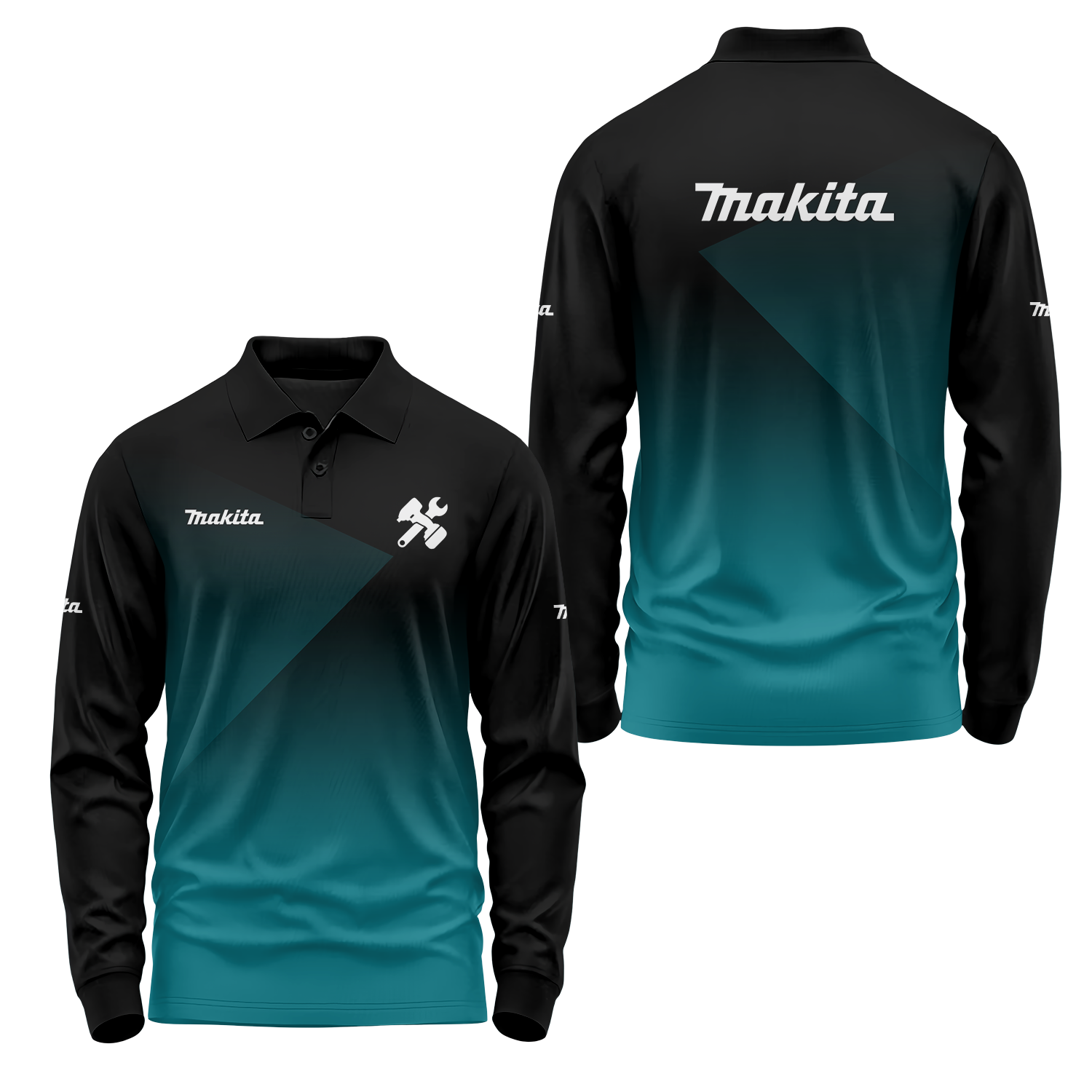 Makita Long Sleeve Polo USPL1407