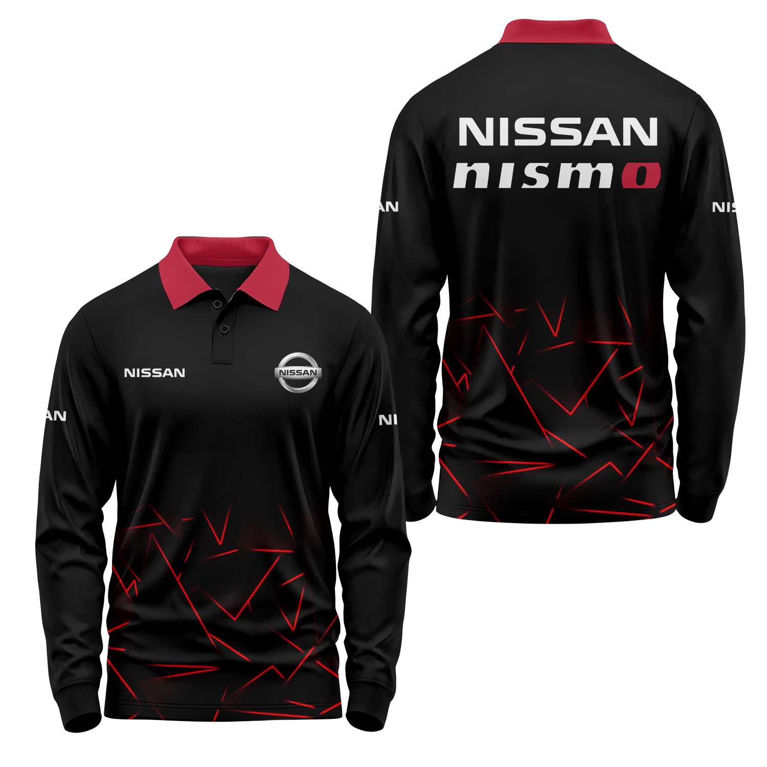 Nissan Long Sleeve Polo USPL1152