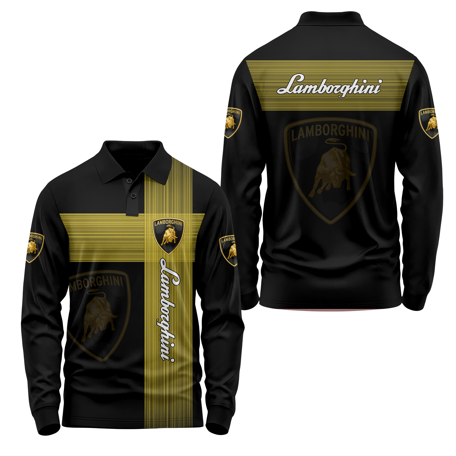 Lamborghini Long Sleeve Polo USPL679