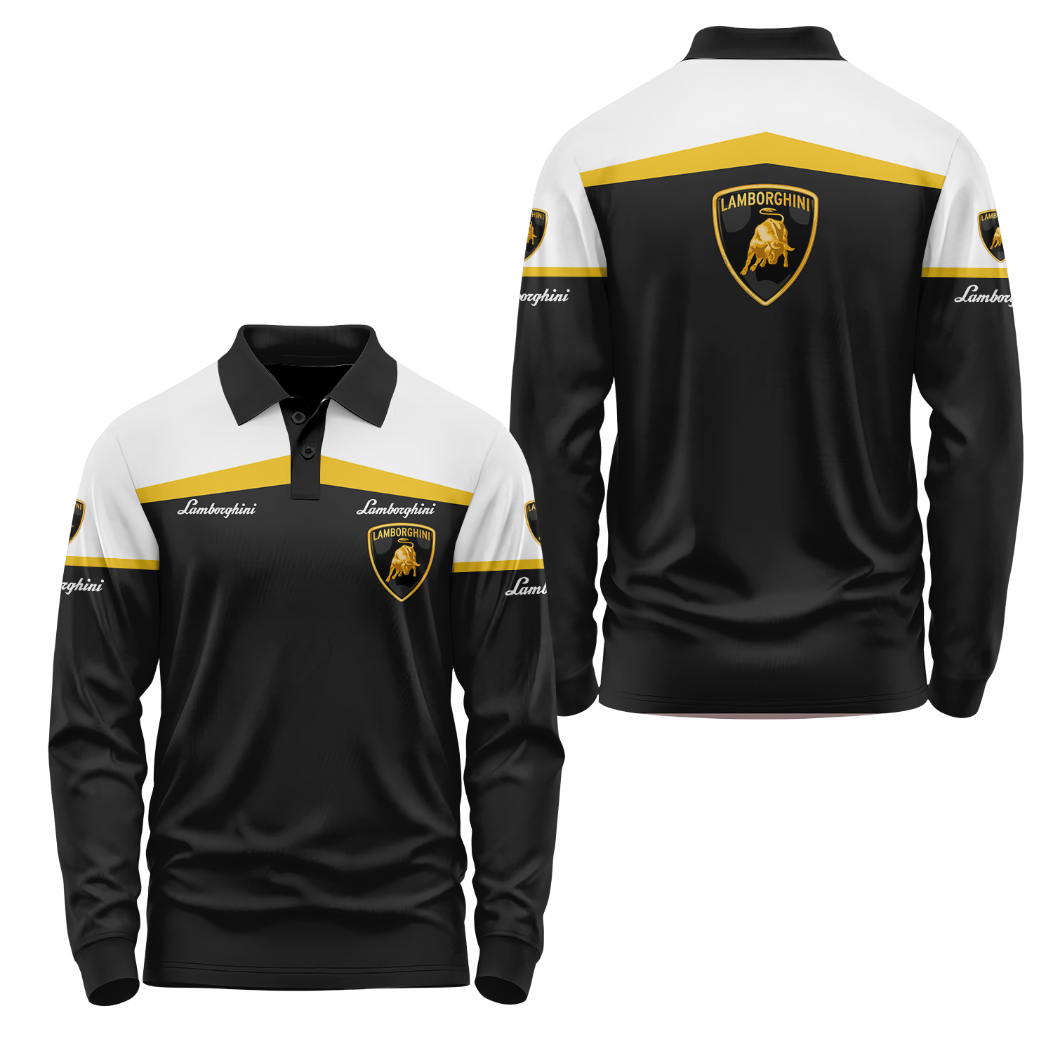 Lamborghini Long Sleeve Polo USPL728