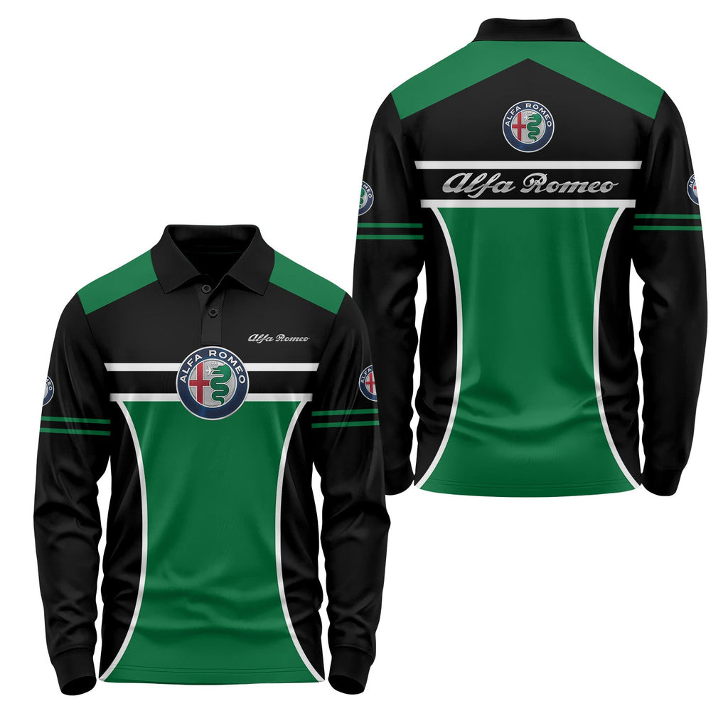 Alfa Romeo Long Sleeve Polo USPL655