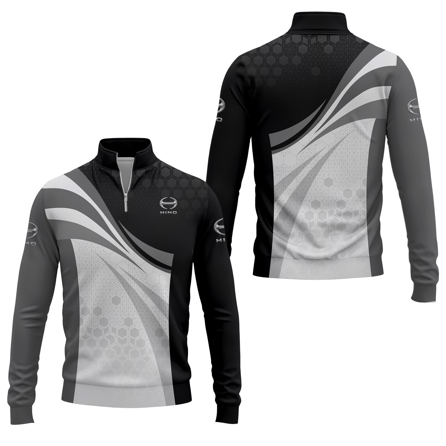 Hino Motors Quarter-zip Pullover USPL1953