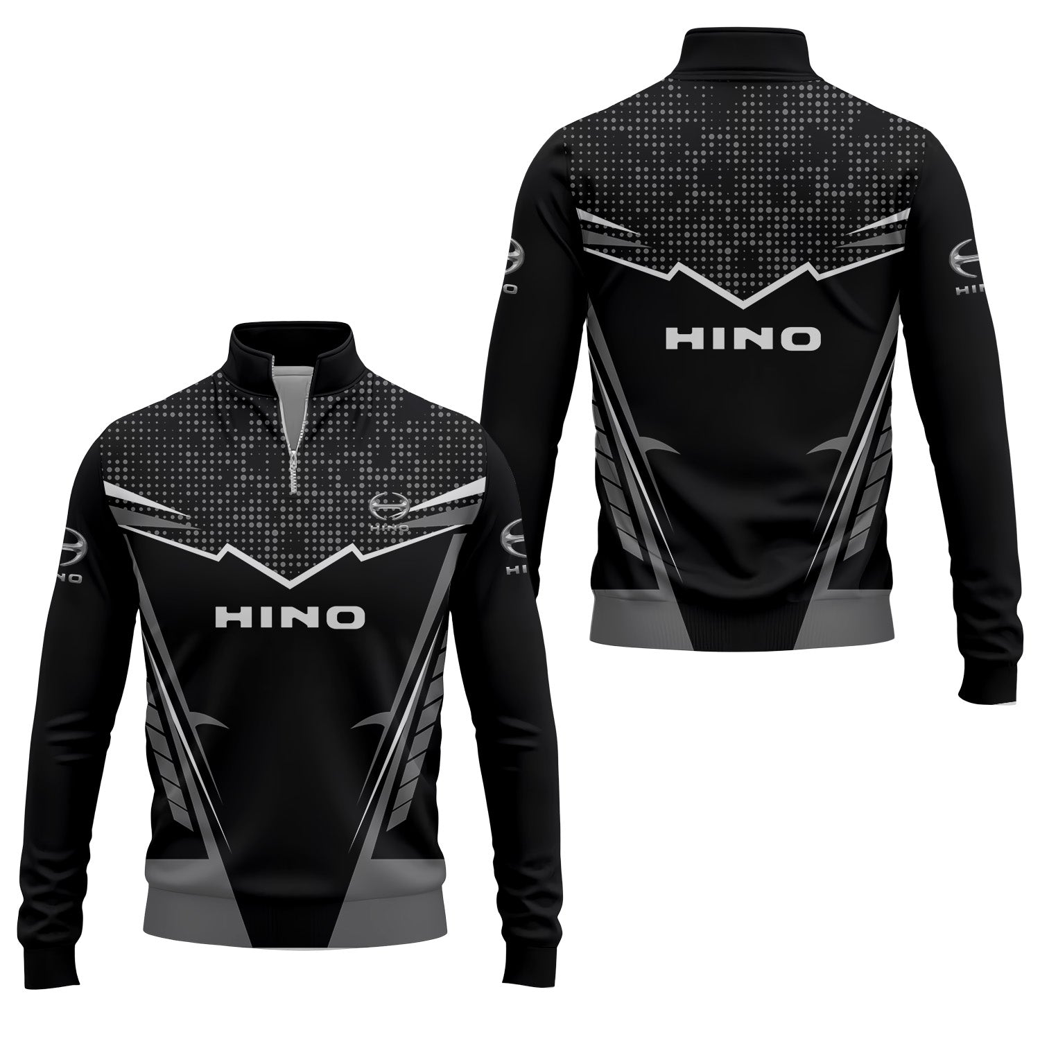 Hino Motors Quarter-zip Pullover USPL1958