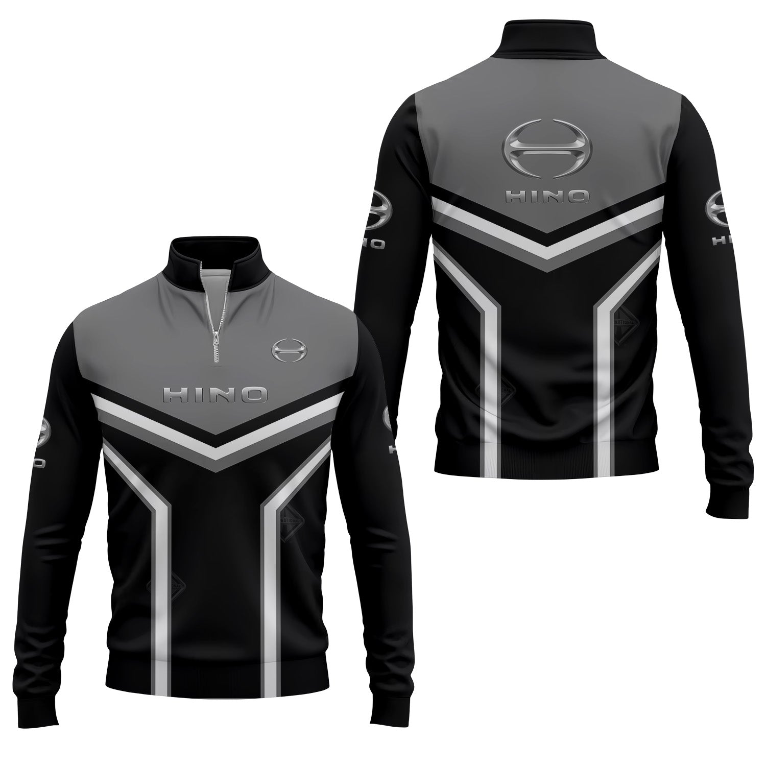Hino Motors Quarter-zip Pullover USPL1956