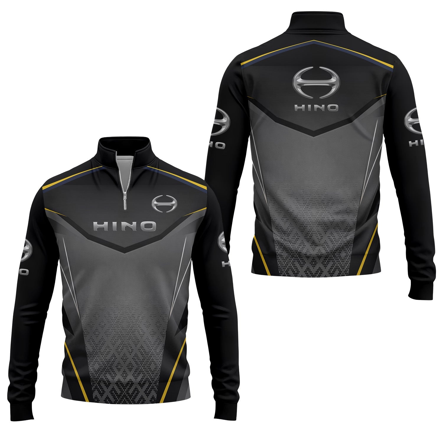 Hino Motors Quarter-zip Pullover USPL1948