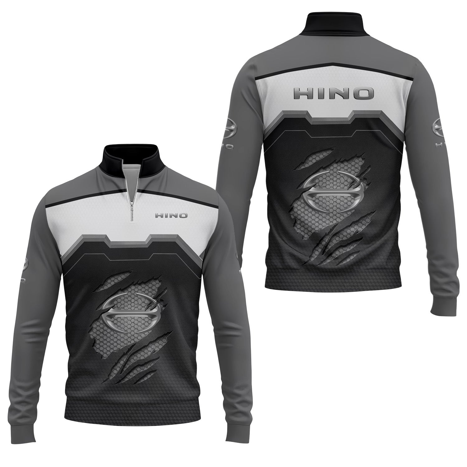 Hino Motors Quarter-zip Pullover USPL1942