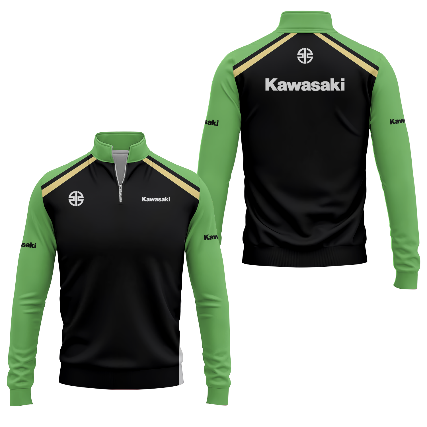 Kawasaki Quarter-zip Pullover USPL874