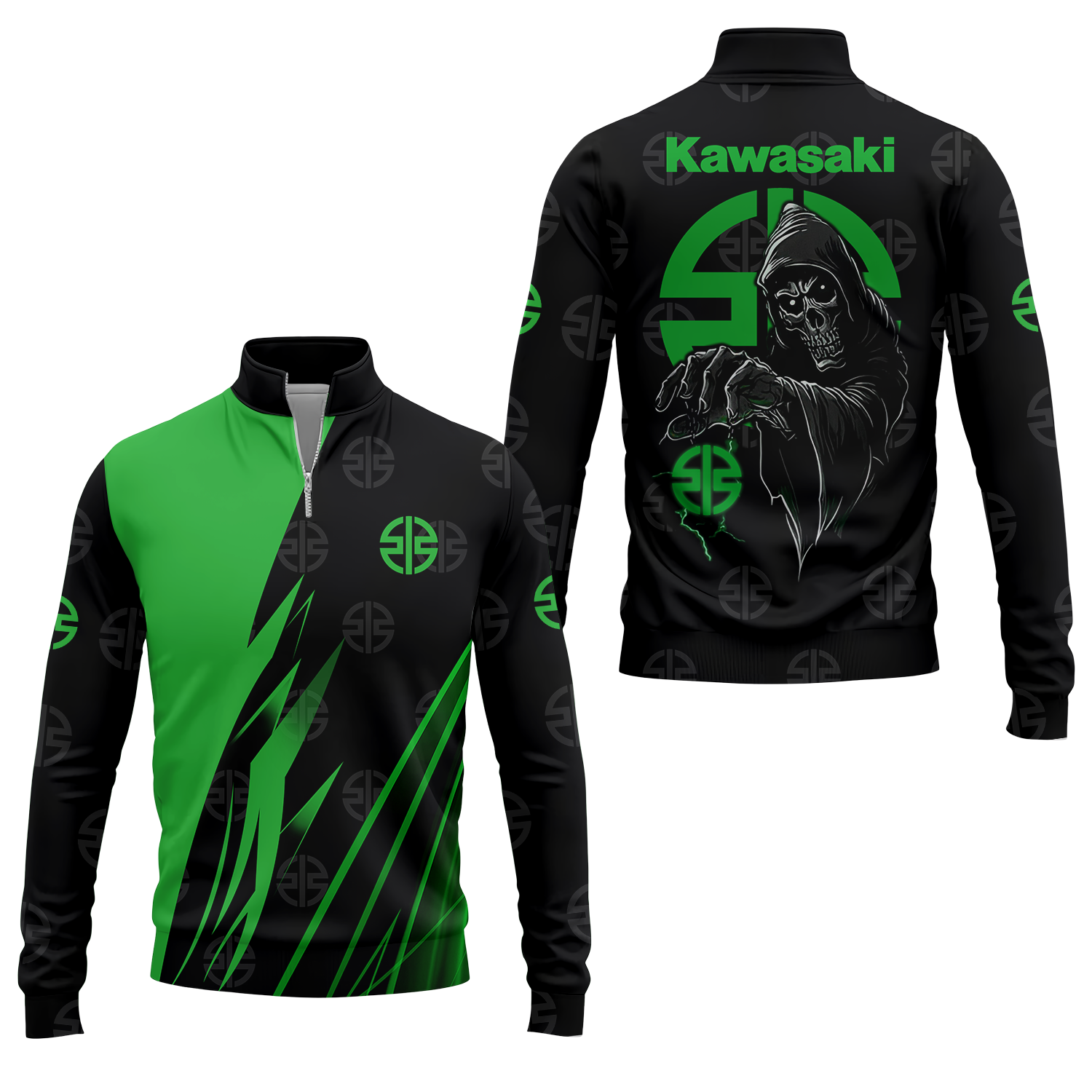 Kawasaki Quarter-zip Pullover USPL905