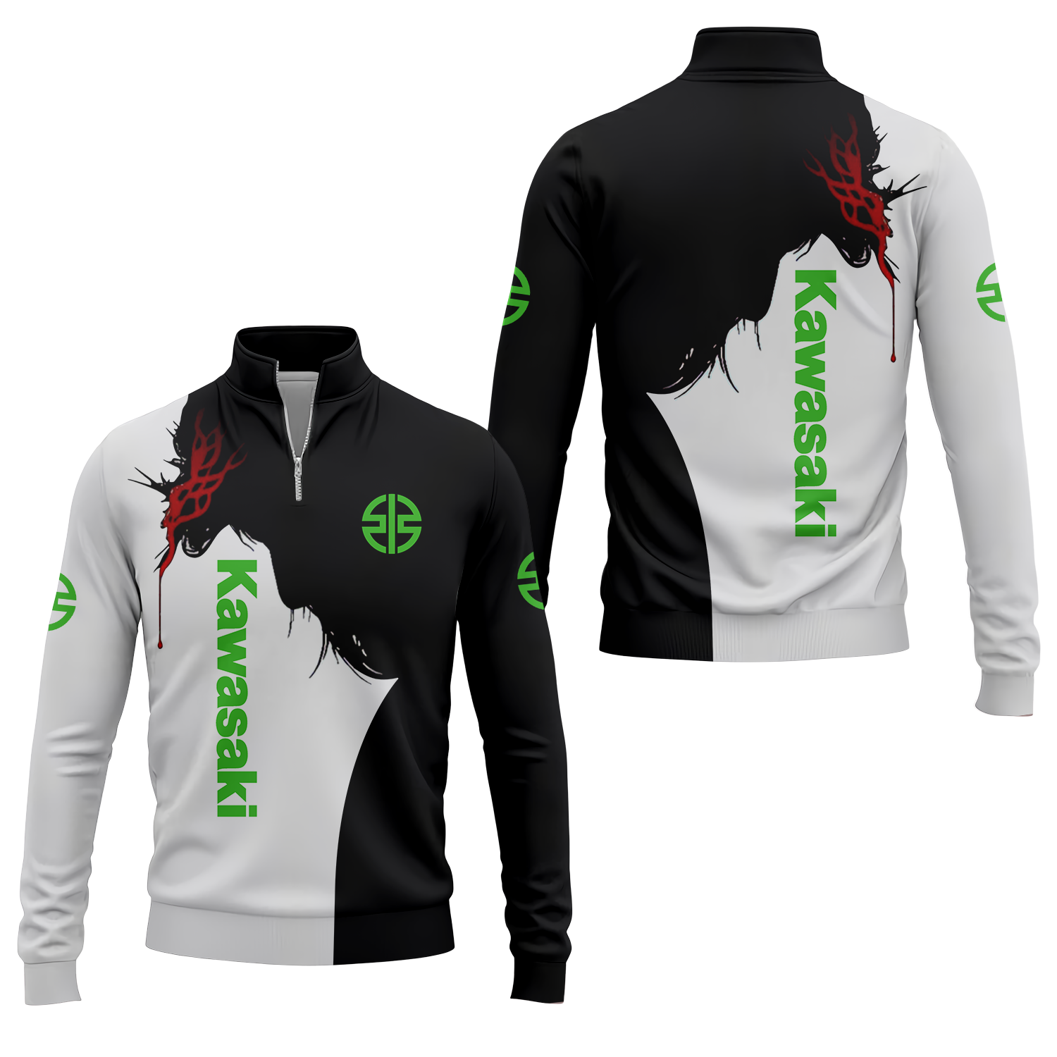 Kawasaki Quarter-zip Pullover USPL884