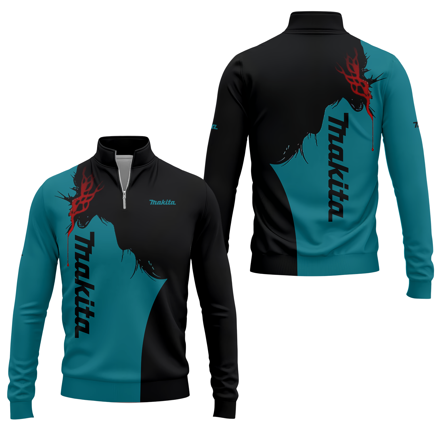 Makita Quarter-zip Pullover USPL1388