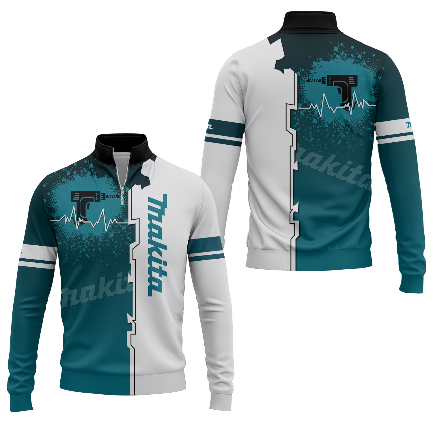 Makita Quarter-zip Pullover USPL1395