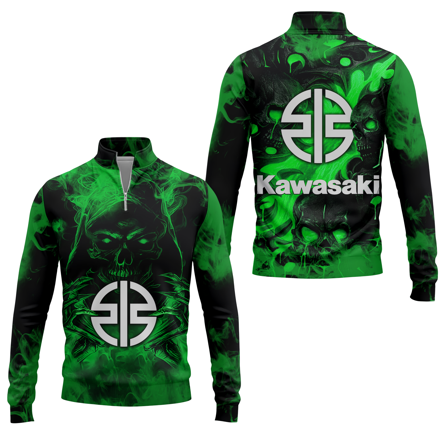 Kawasaki Quarter-zip Pullover USPL902