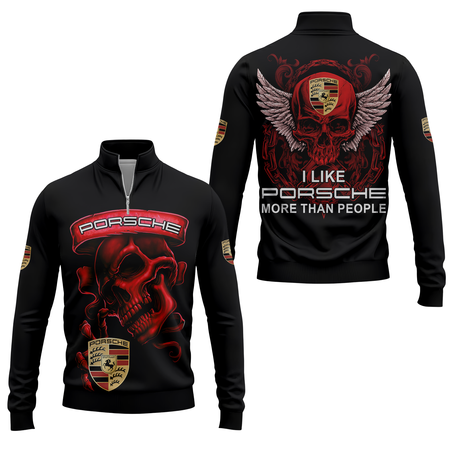 PORS Quarter-zip Pullover USPL137