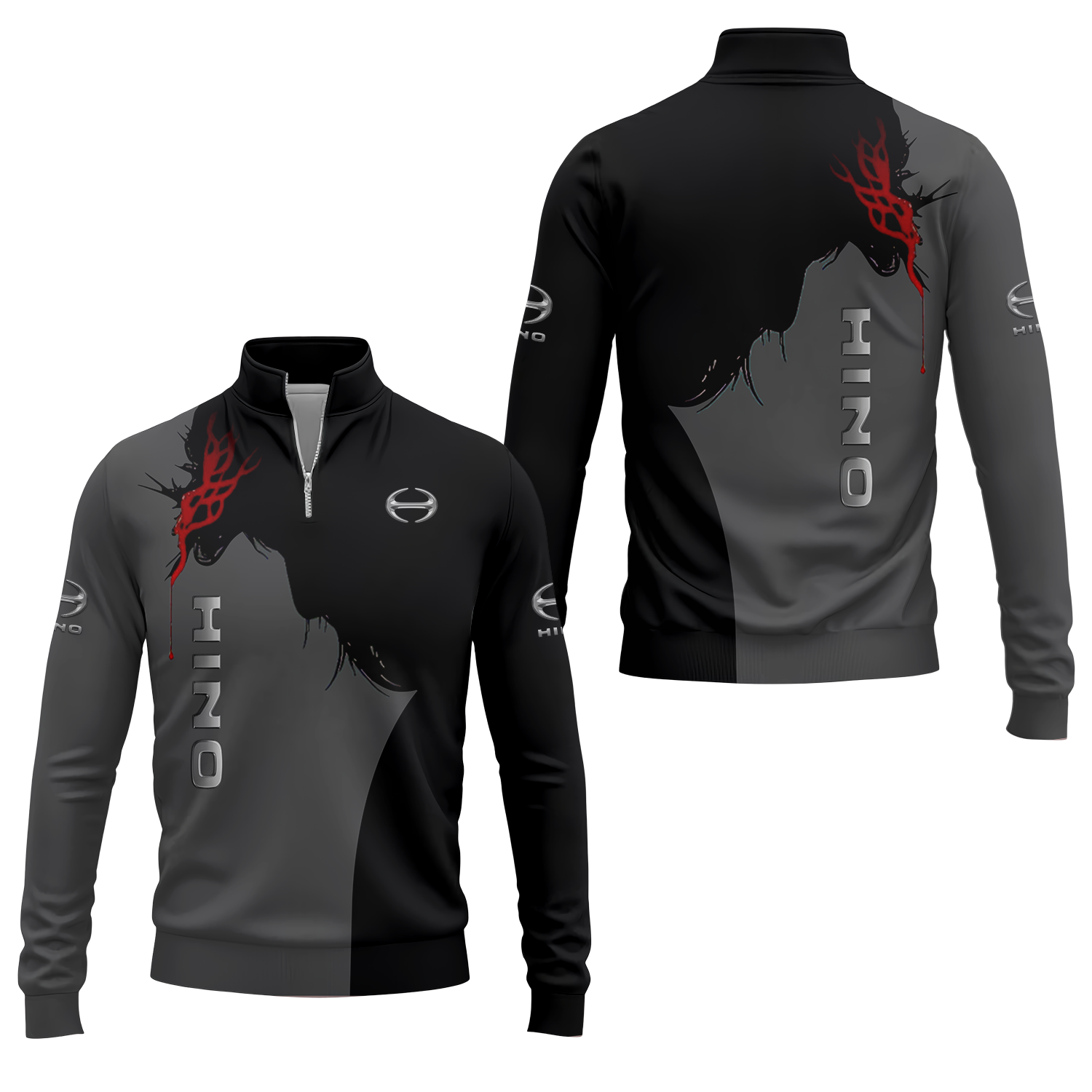 Hino Motors Quarter-zip Pullover USPL1925