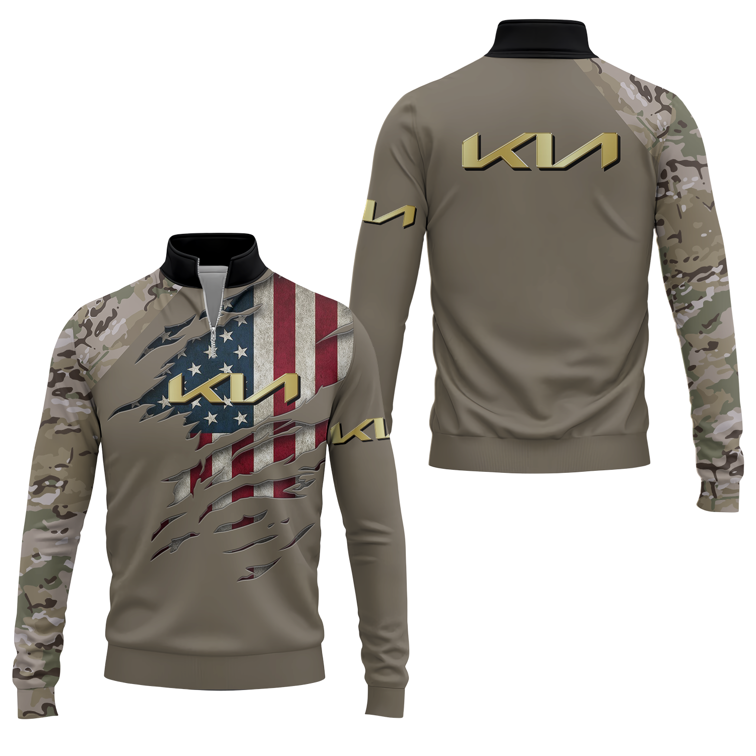 Kia Quarter-zip Pullover USPL1235