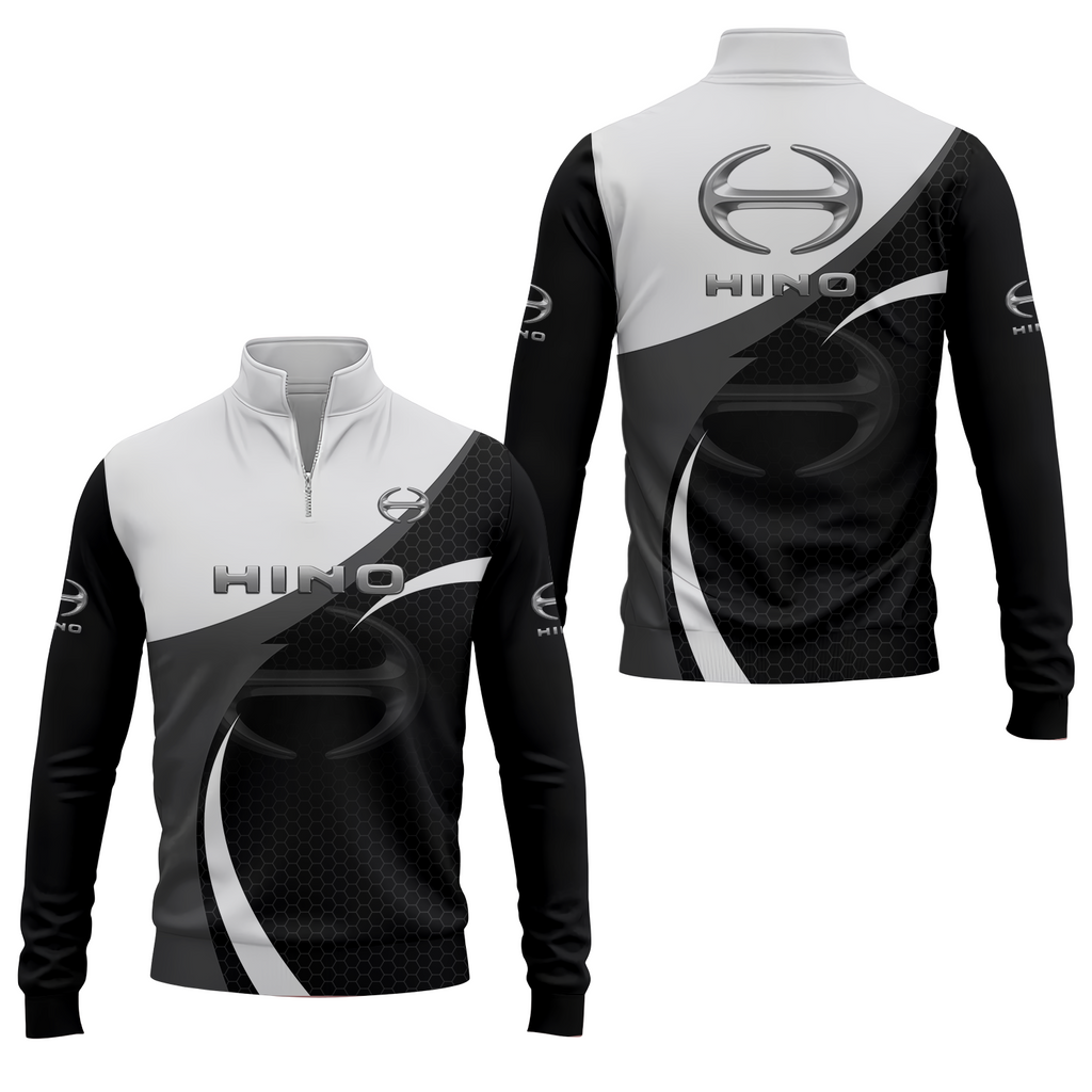 Hino Motors Quarter-zip Pullover USPL1930