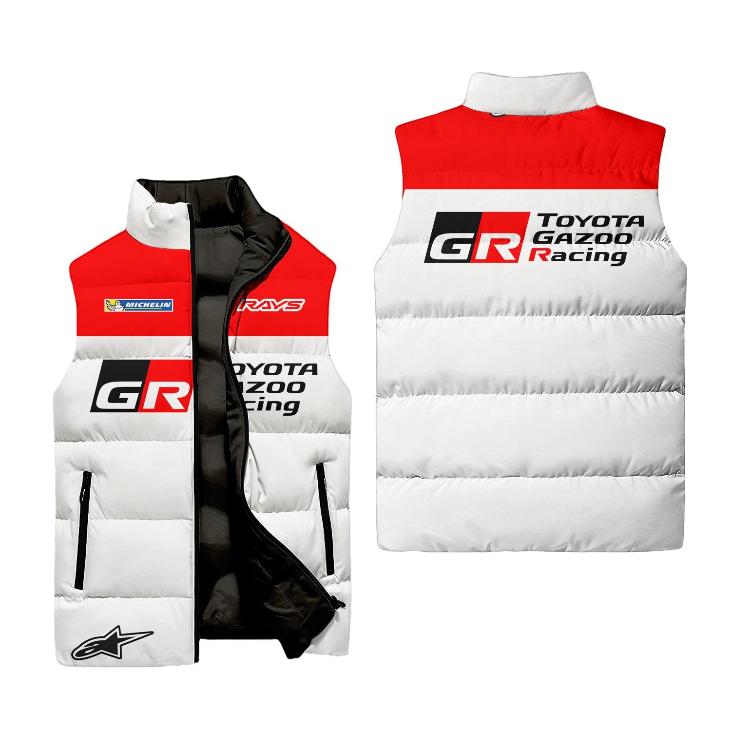 Toyota Sleeveless Puffer Jacket USPL806