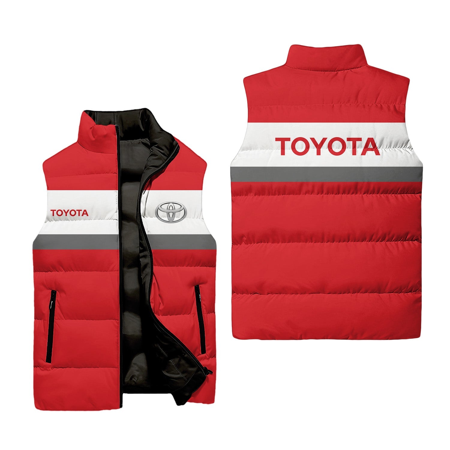 Toyota Sleeveless Puffer Jacket USPL868