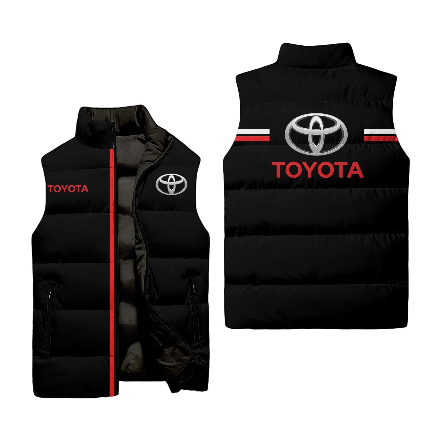 Toyota Sleeveless Puffer Jacket USPL854