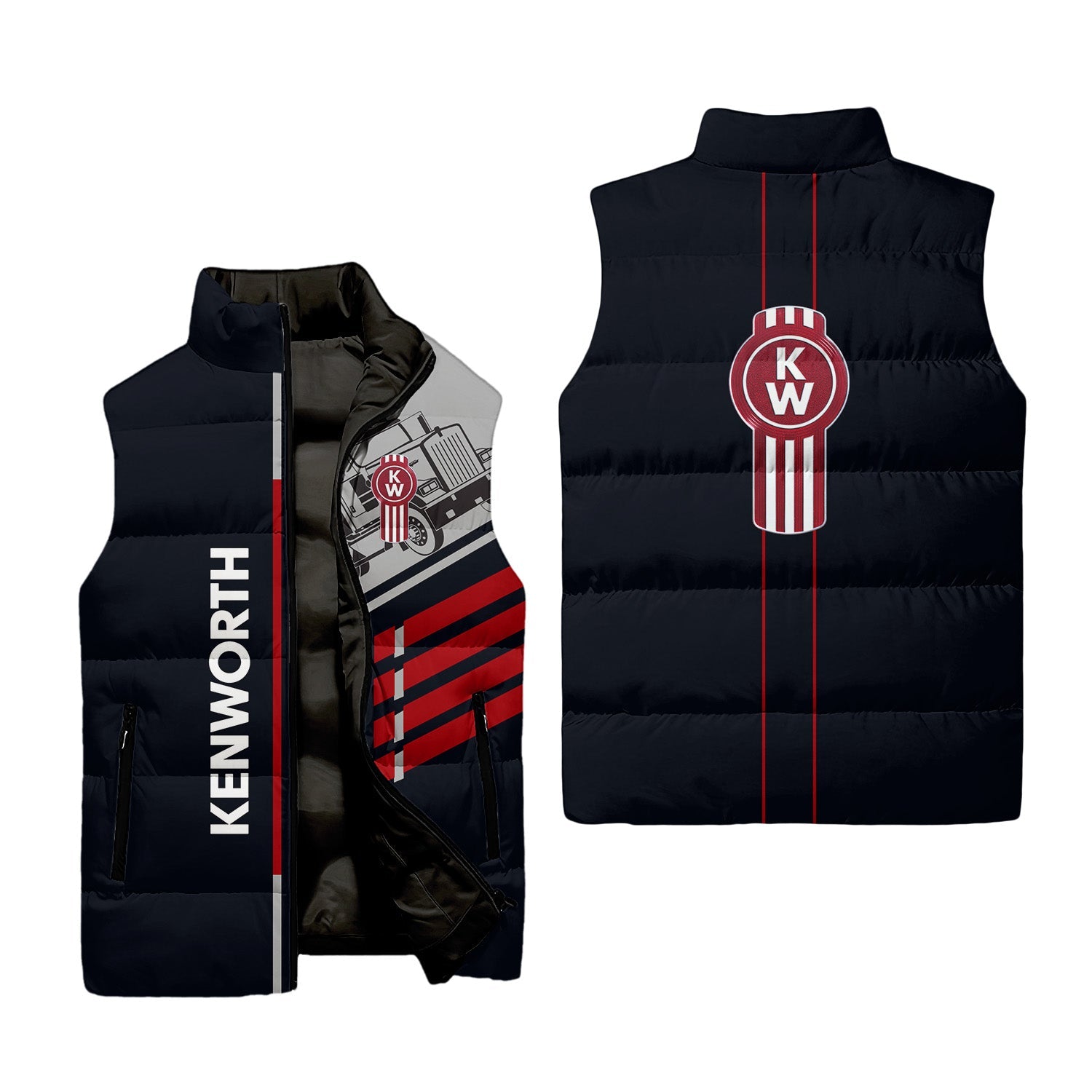 Kenworth Sleeveless Puffer Jacket USPL1794