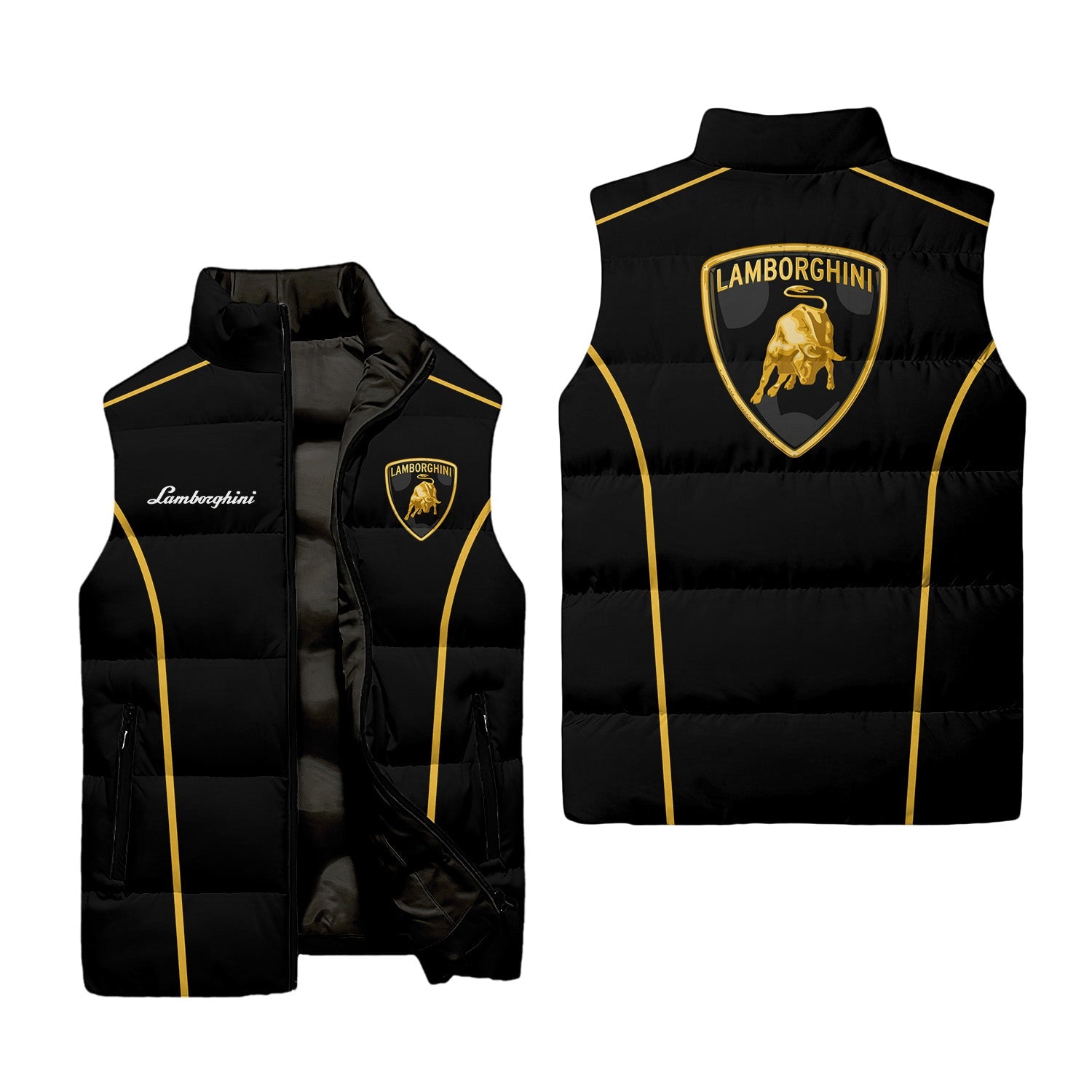 Lamborghini Sleeveless Puffer Jacket USPL713