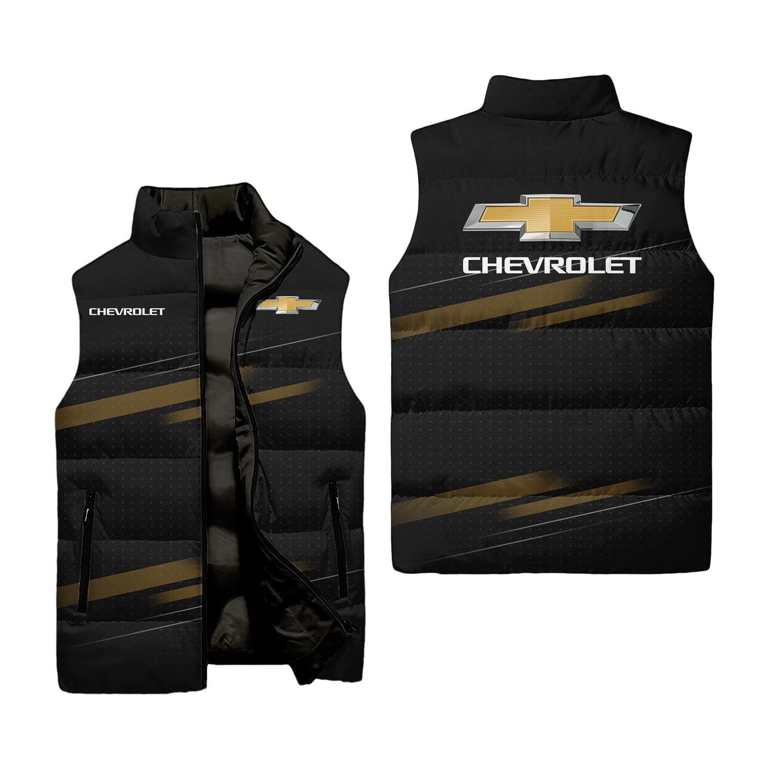 Chevrolet Sleeveless Puffer Jacket USPL1007