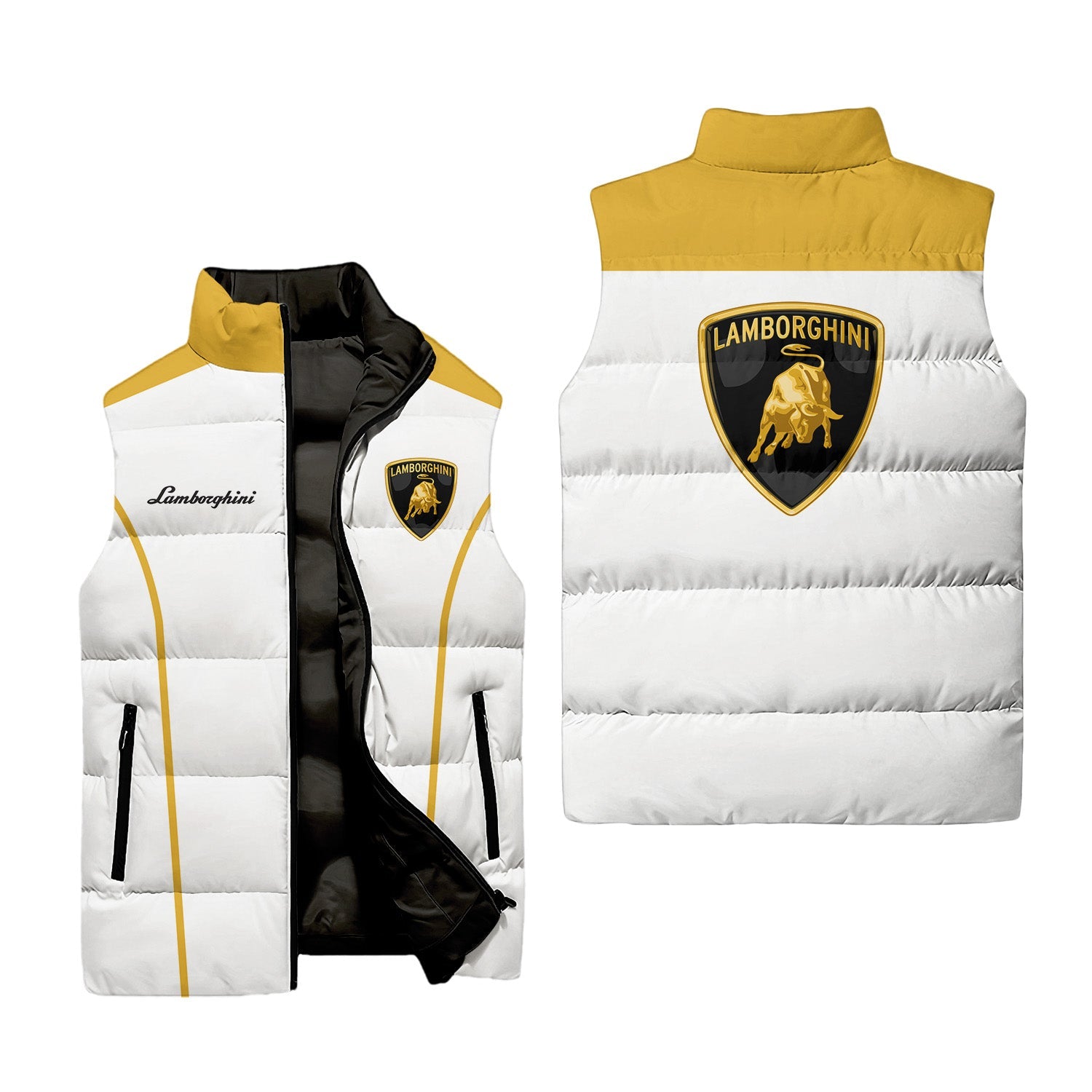Lamborghini Sleeveless Puffer Jacket USPL724